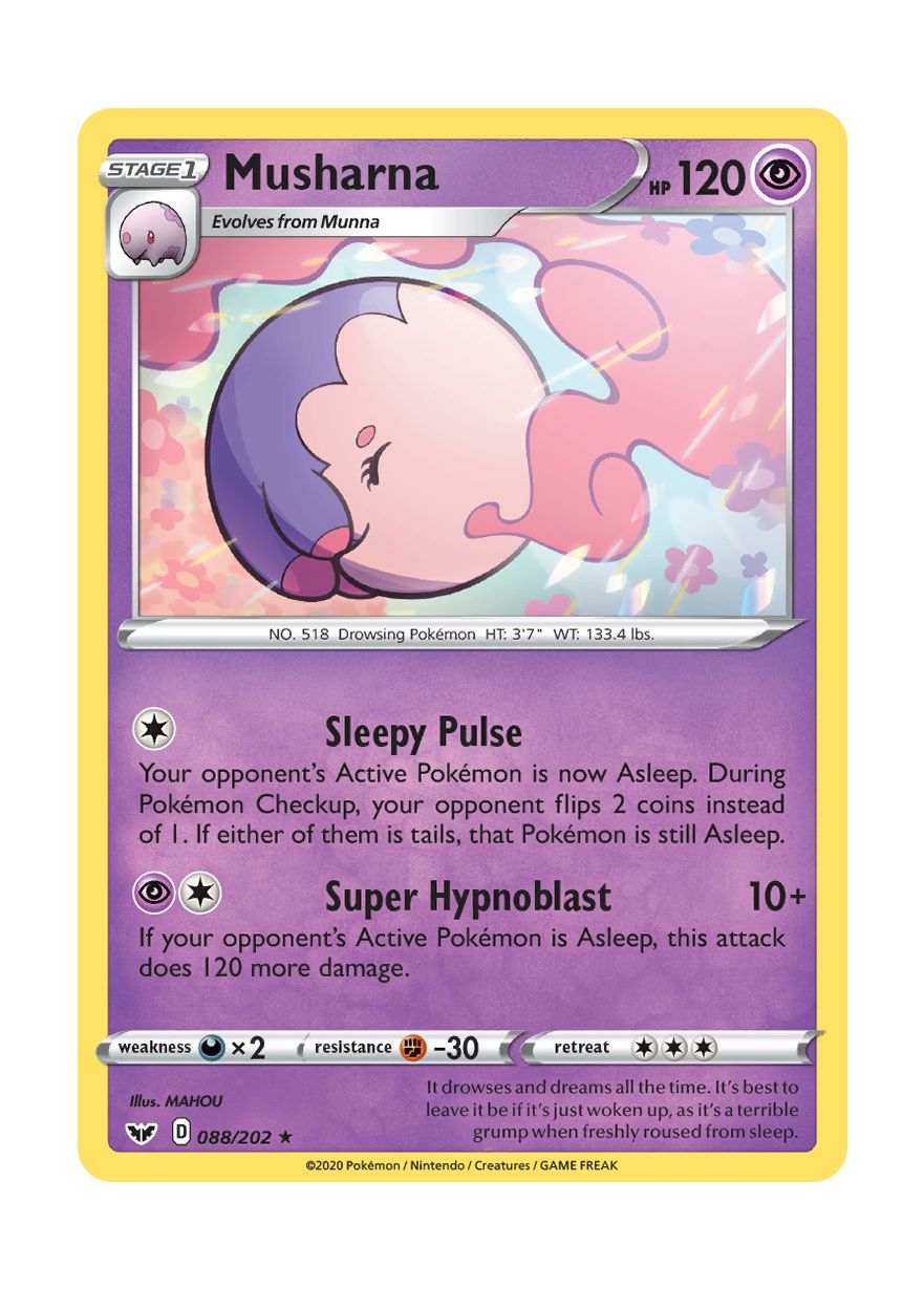 Musharna (088/202) - Sword & Shield