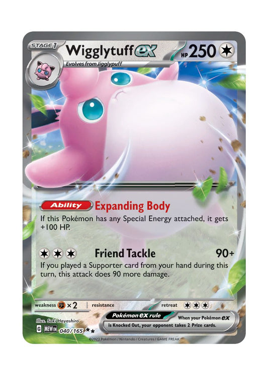 Wigglytuff ex (40/165) - 151