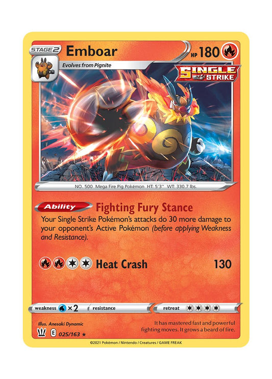 Emboar (025/163) - Battle Styles