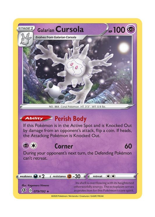 Galarian Cursola (079/192) - Rebel Clash