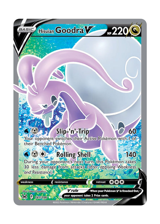 Hisuian Goodra V (187/196) - Lost Origin