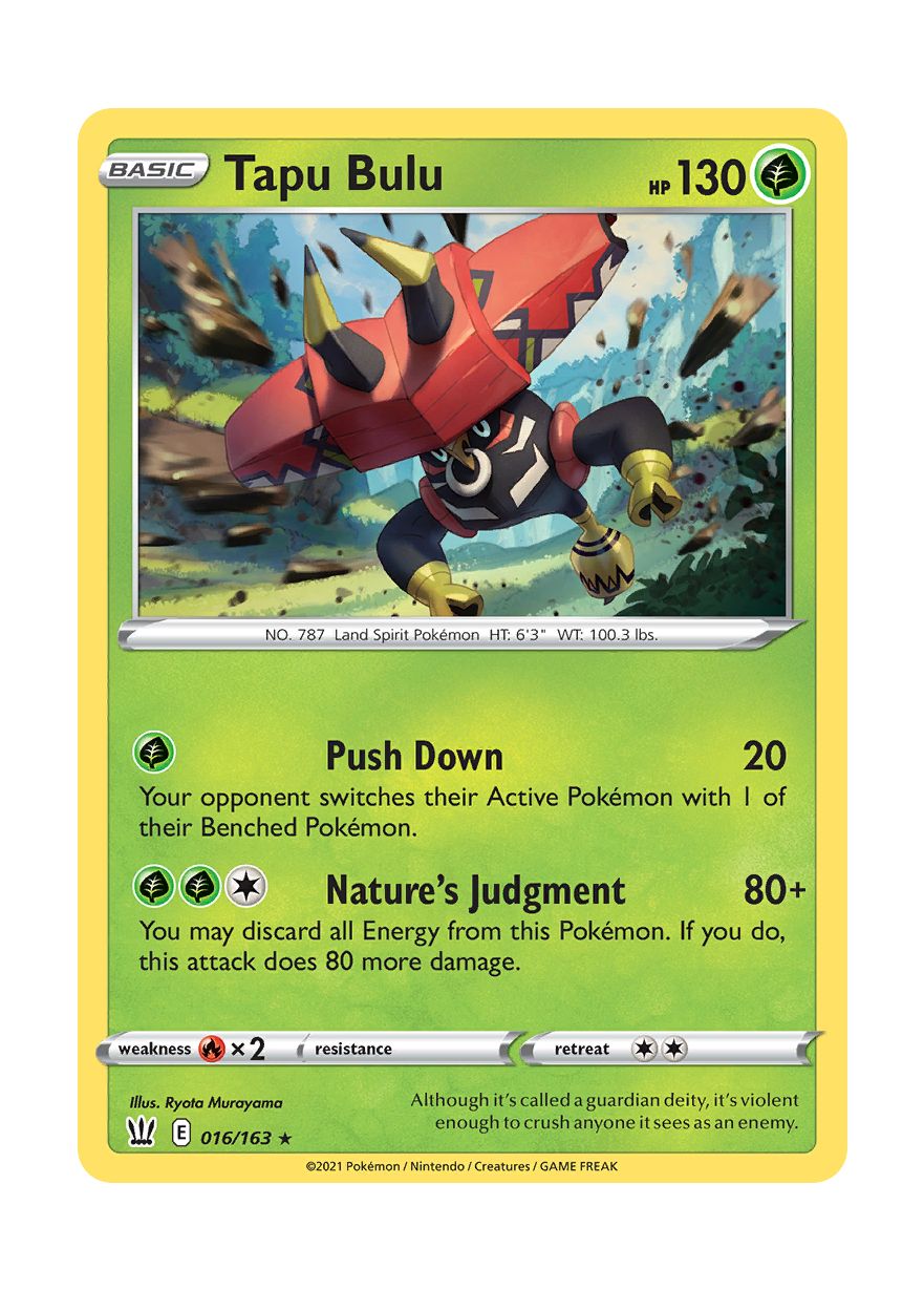 Tapu Bulu (016/163) - Battle Styles