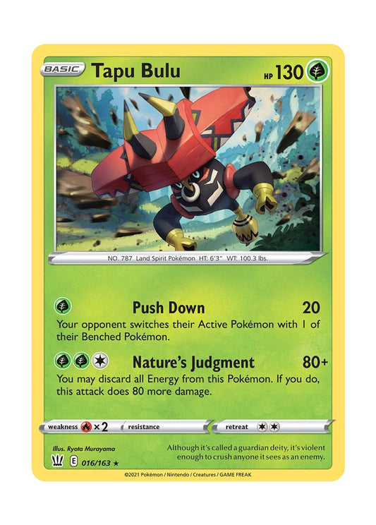 Tapu Bulu (016/163) - Battle Styles