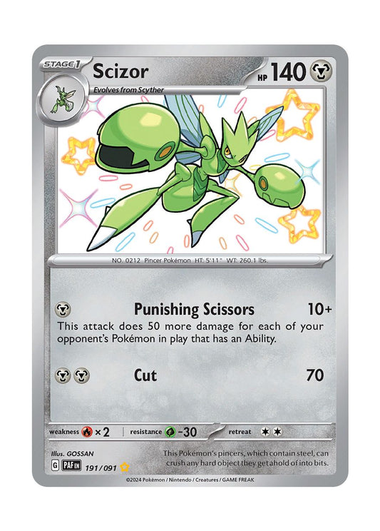 Scizor (191/91) - Paldean Fates