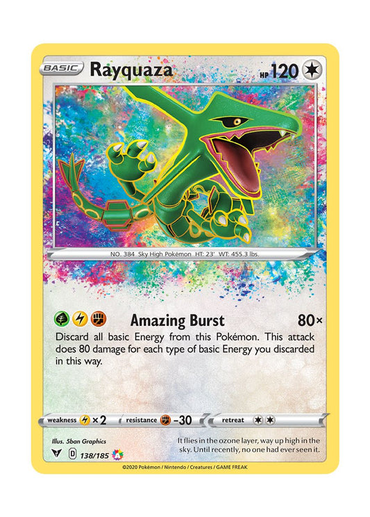 Rayquaza (138/185) - Vivid Voltage