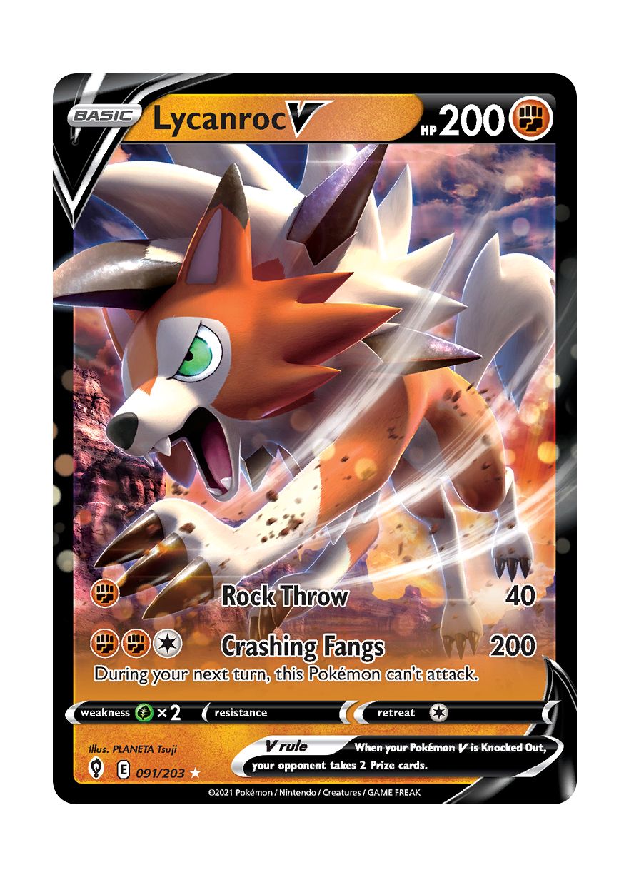 Lycanroc V (091/203) - Evolving Skies