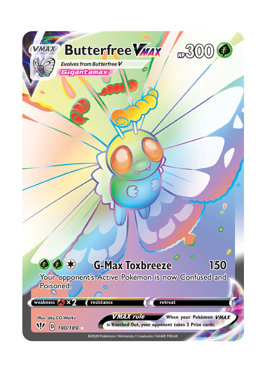 Butterfree VMAX (190/189) - Darkness Ablaze