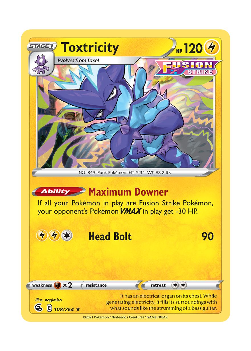 Toxtricity (108/264) - Fusion Strike