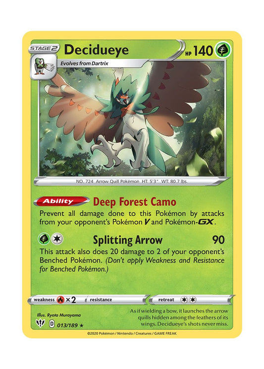Decidueye (013/189) - Darkness Ablaze