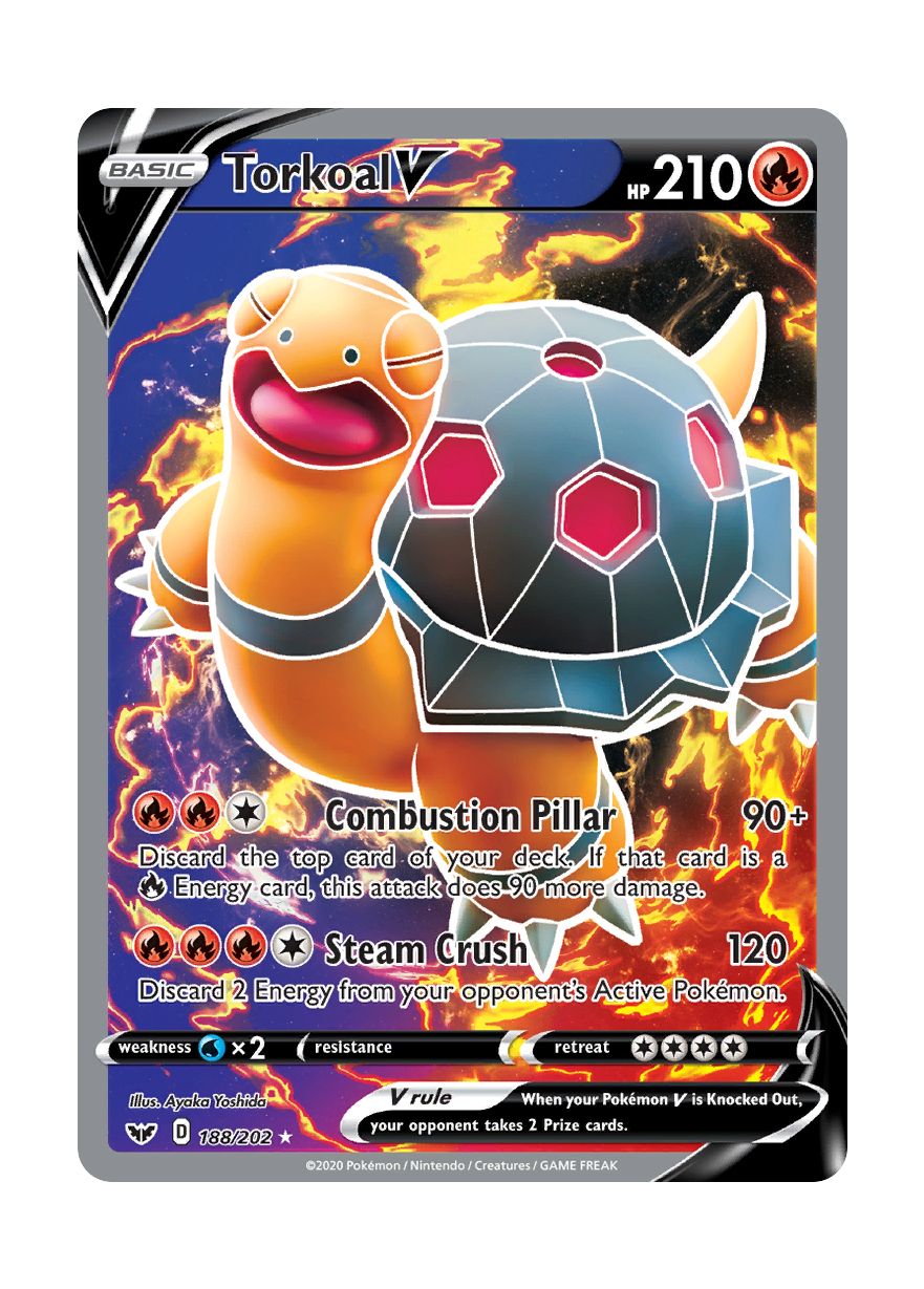 Torkoal V (188/202) - Sword & Shield