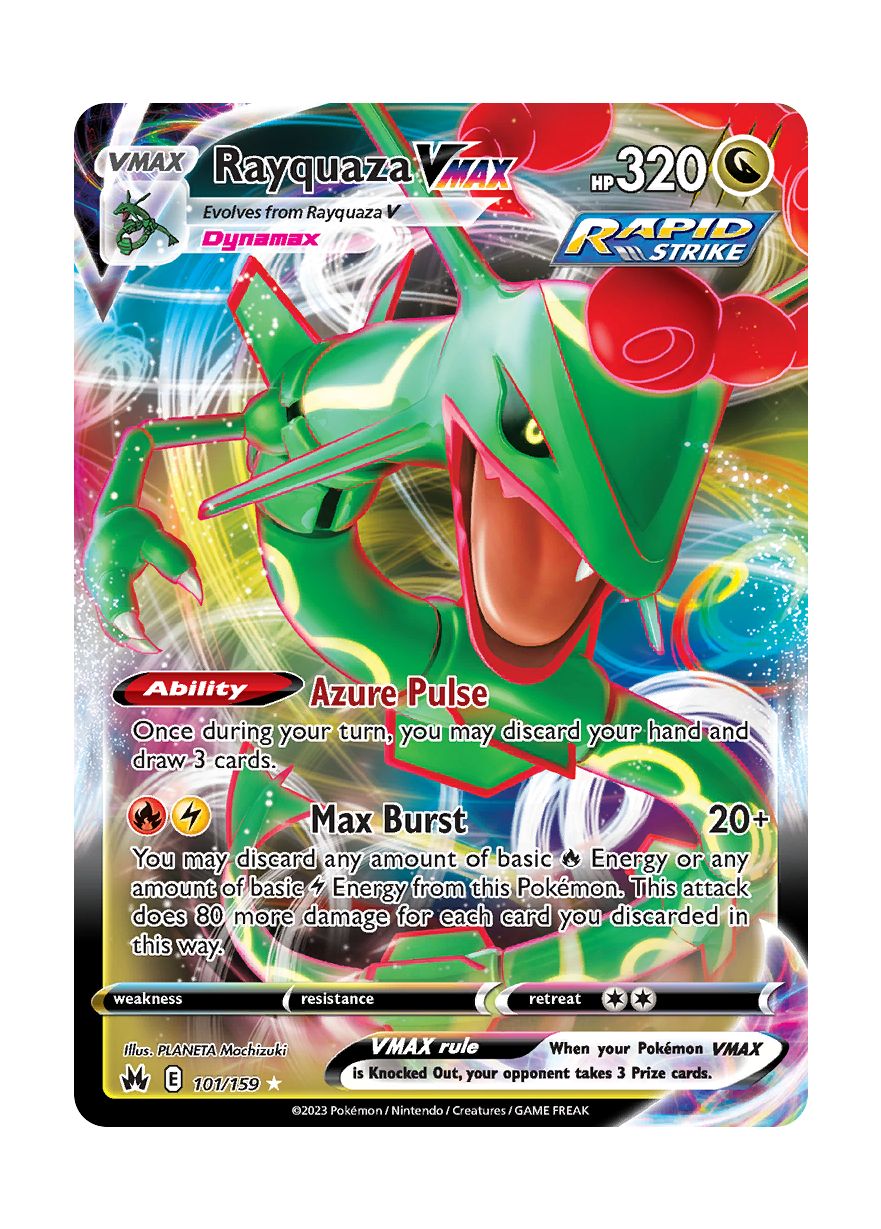 Rayquaza VMAX (101/159) - Crown Zenith