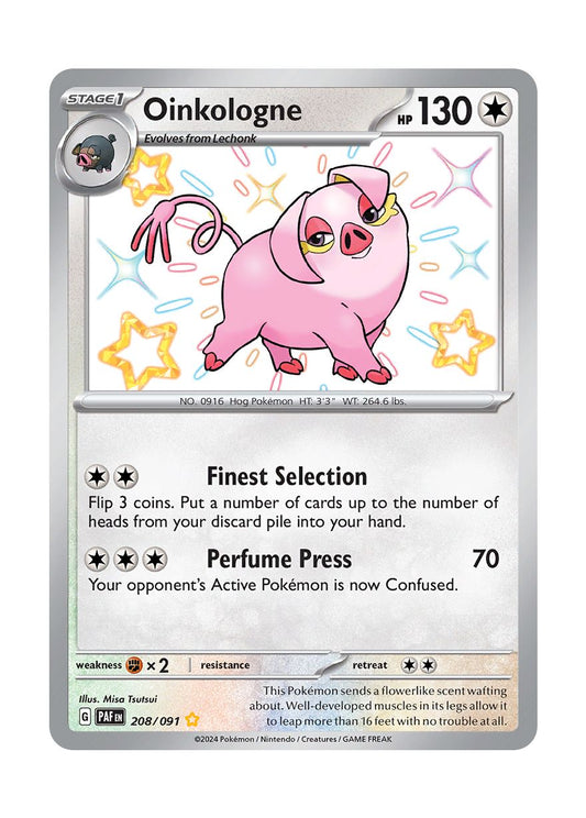 Oinkologne (208/91) - Paldean Fates