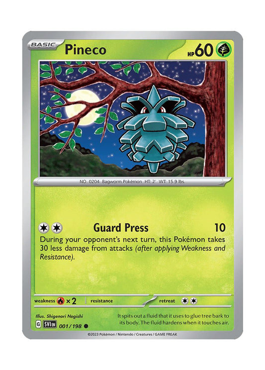 Pineco (1/198) - Scarlet & Violet