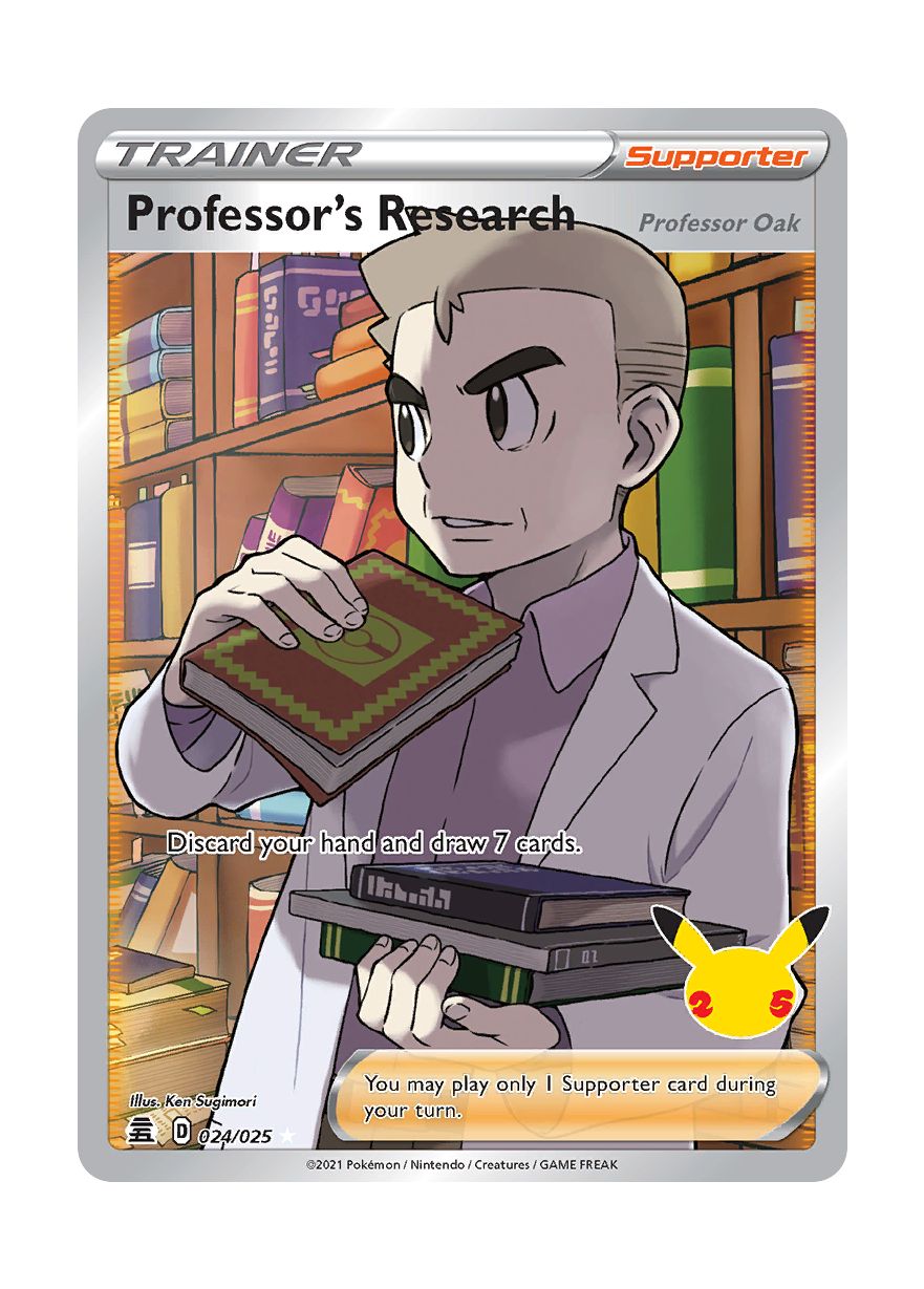 Professor's Research (Professor Oak) (024/25) - Celebrations