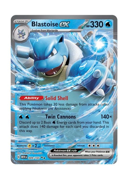 Blastoise ex (9/165) - 151