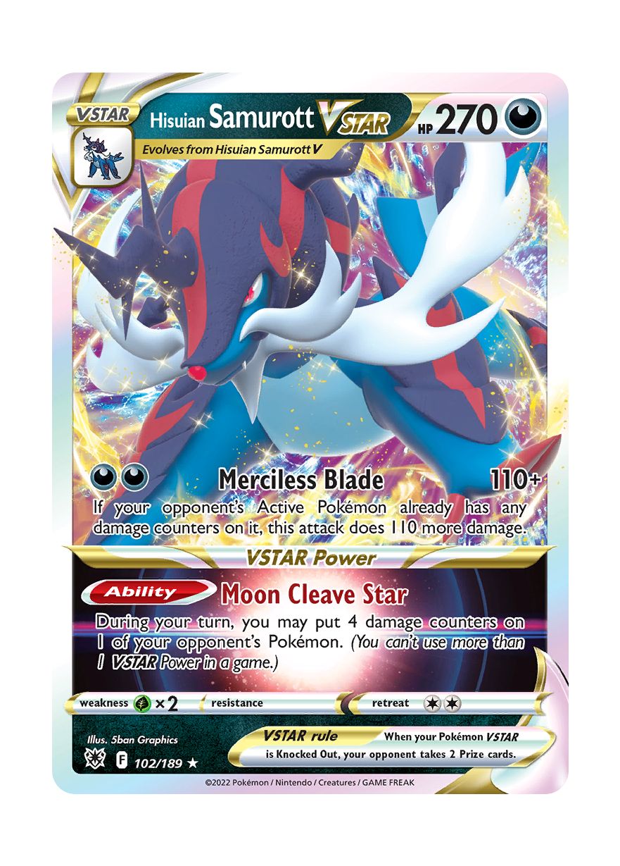 Hisuian Samurott VSTAR (102/189) - Astral Radiance