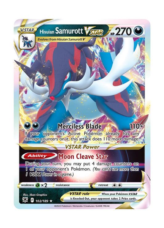 Hisuian Samurott VSTAR (102/189) - Astral Radiance