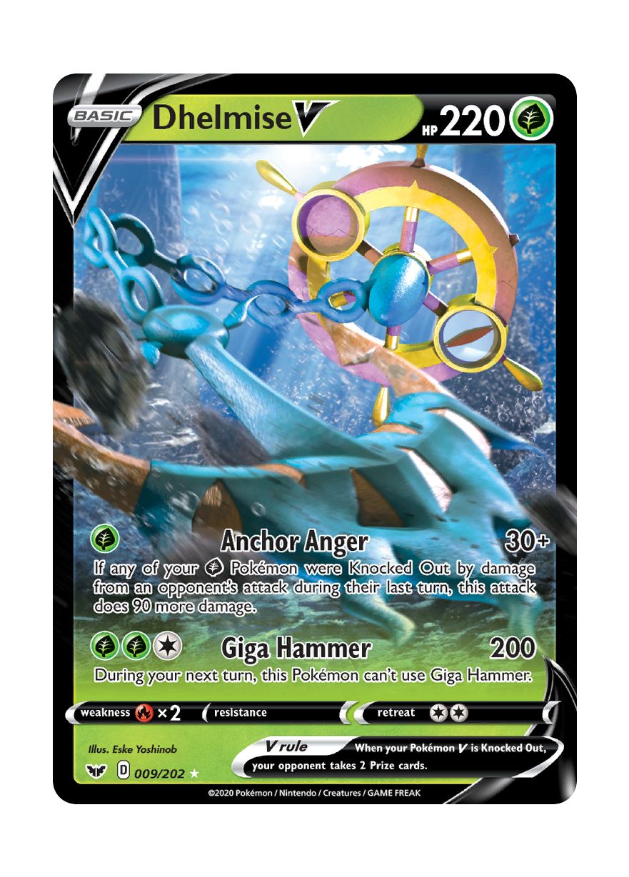 Dhelmise V (009/202) - Sword & Shield
