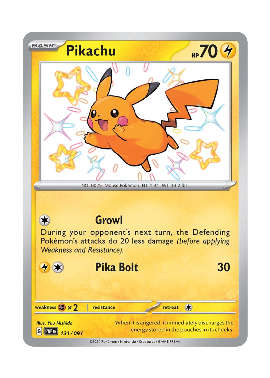 Pikachu (131/91) - Paldean Fates