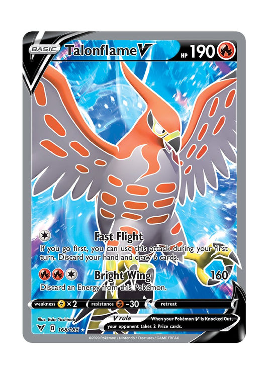 Talonflame V (168/185) - Vivid Voltage