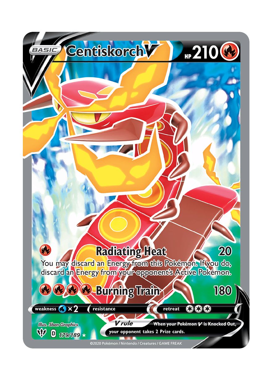 Centiskorch V (179/189) - Darkness Ablaze