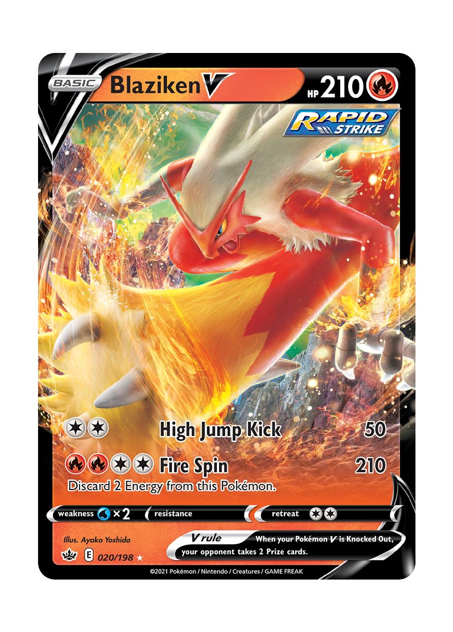 Blaziken V (020/198) - Chilling Reign