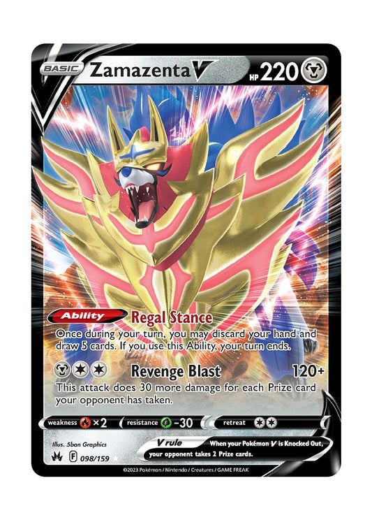 Zamazenta V (098/159) - Crown Zenith