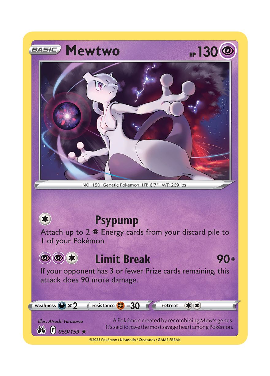 Mewtwo (059/159) - Crown Zenith