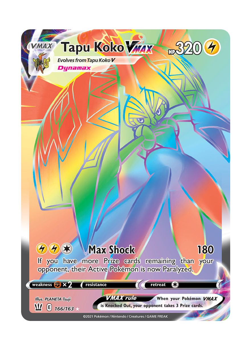 Tapu Koko VMAX (166/163) - Battle Styles