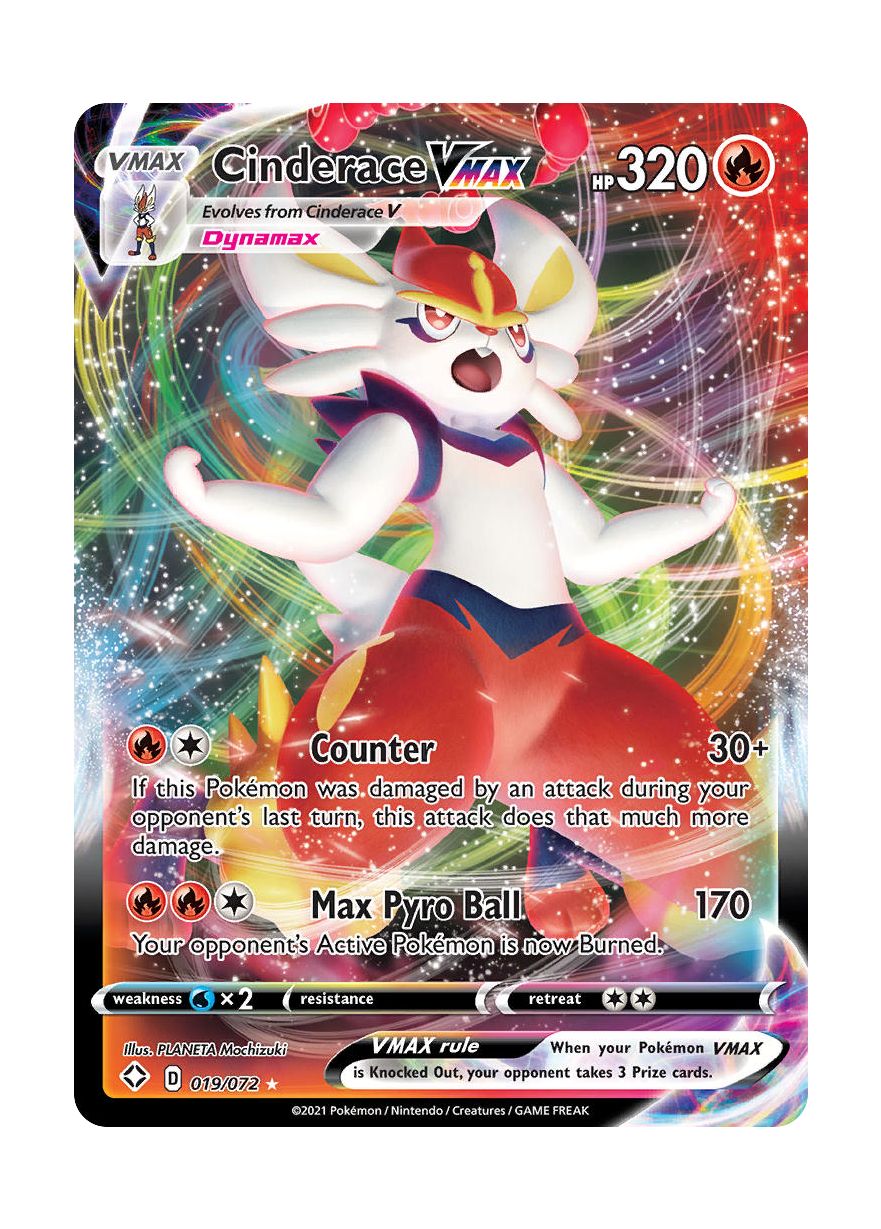 Cinderace VMAX (019/72) - Shining Fates