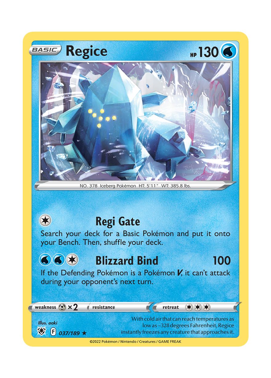 Regice (037/189) - Astral Radiance