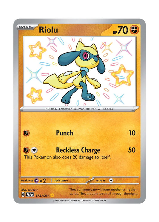 Riolu (173/91) - Paldean Fates