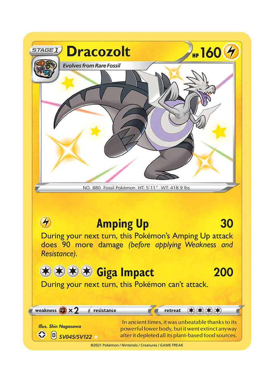 Dracozolt (SV045/122) - Shiny Vault