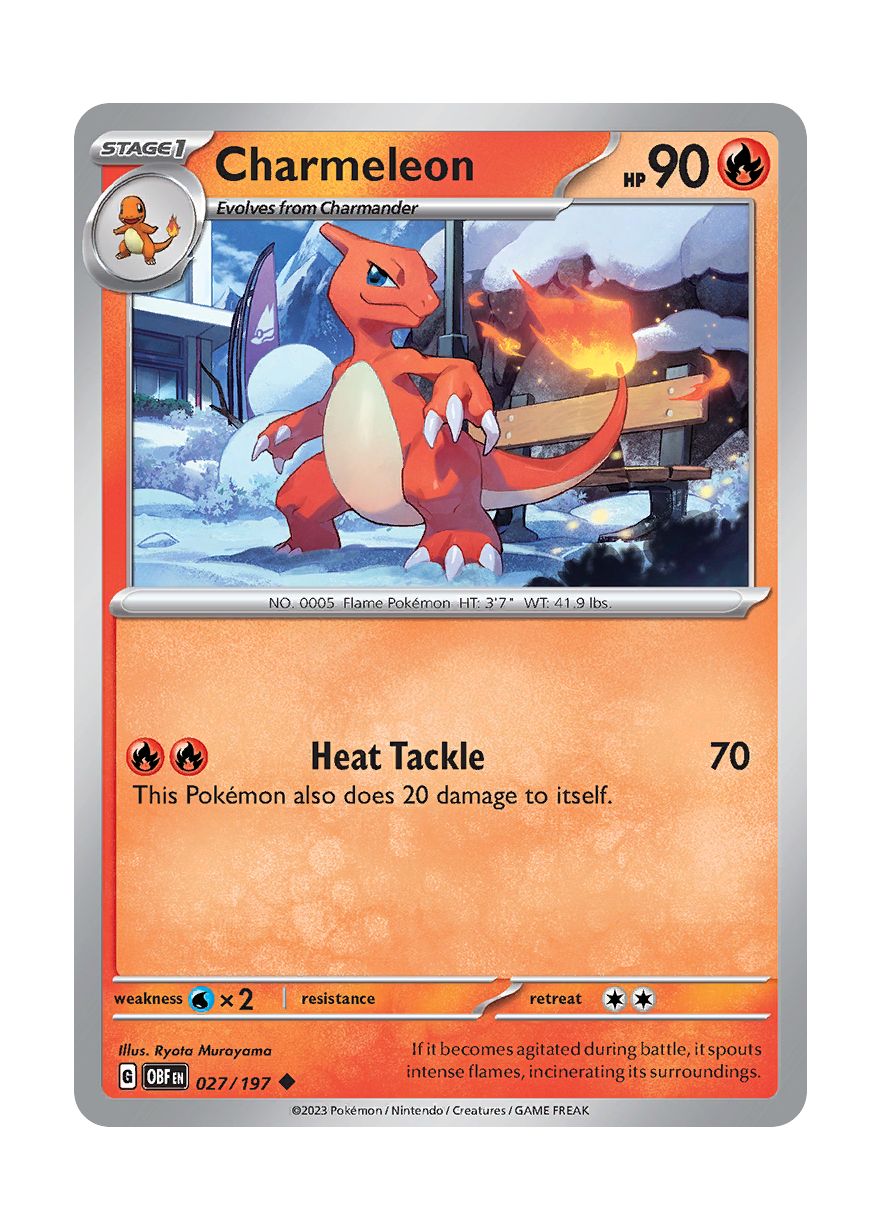 Charmeleon (27/197) - Obsidian Flames