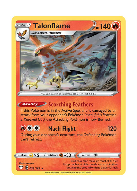 Talonflame (032/189) - Darkness Ablaze