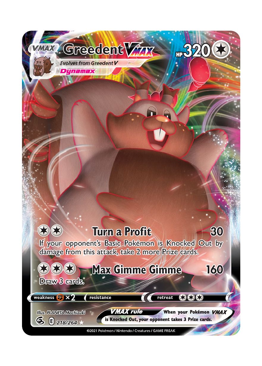 Greedent VMAX (218/264) - Fusion Strike