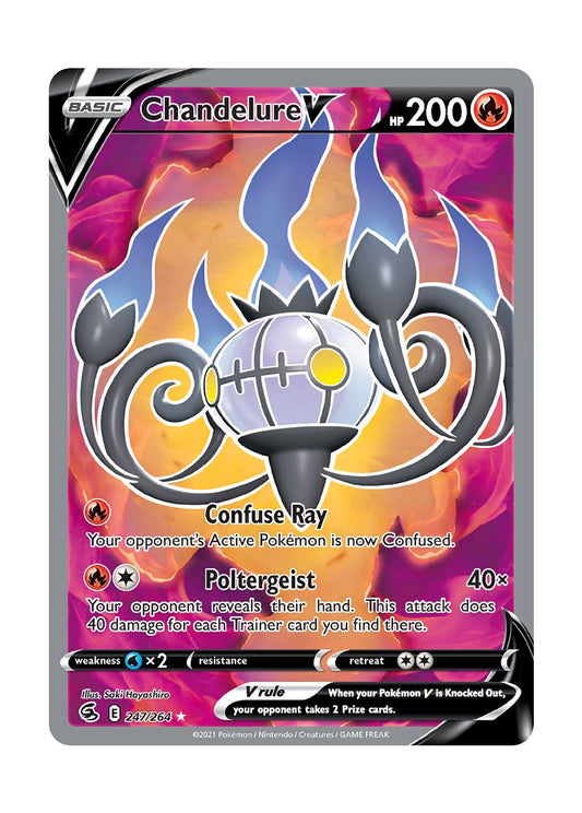 Chandelure V (247/264) - Fusion Strike