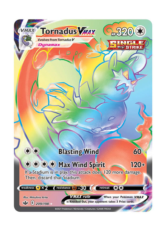 Tornadus VMAX (209/198) - Chilling Reign