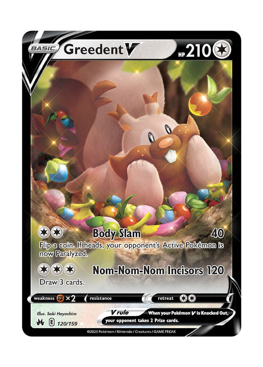 Greedent V (120/159) - Crown Zenith