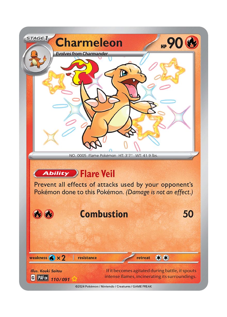 Charmeleon (110/91) - Paldean Fates