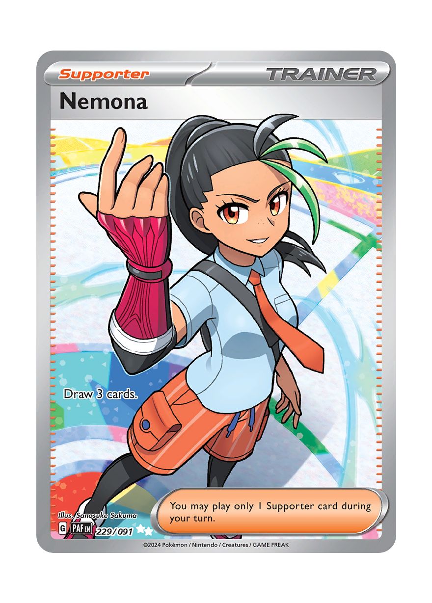 Nemona (229/91) - Paldean Fates
