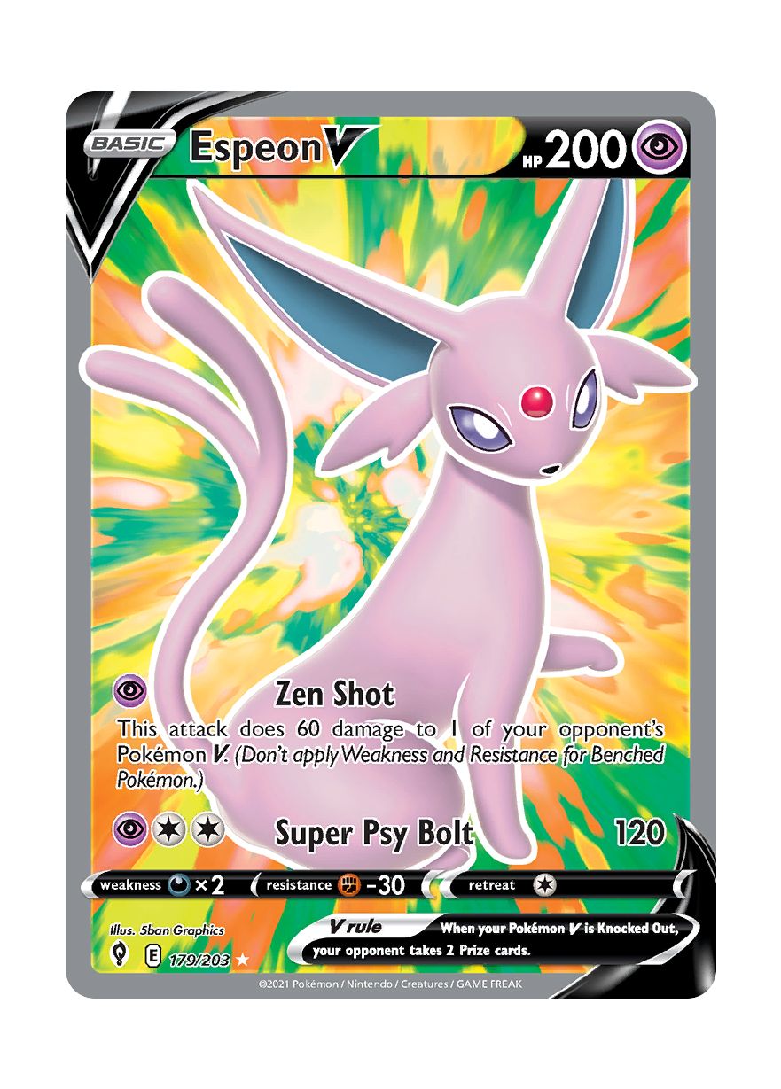 Espeon V (179/203) - Evolving Skies