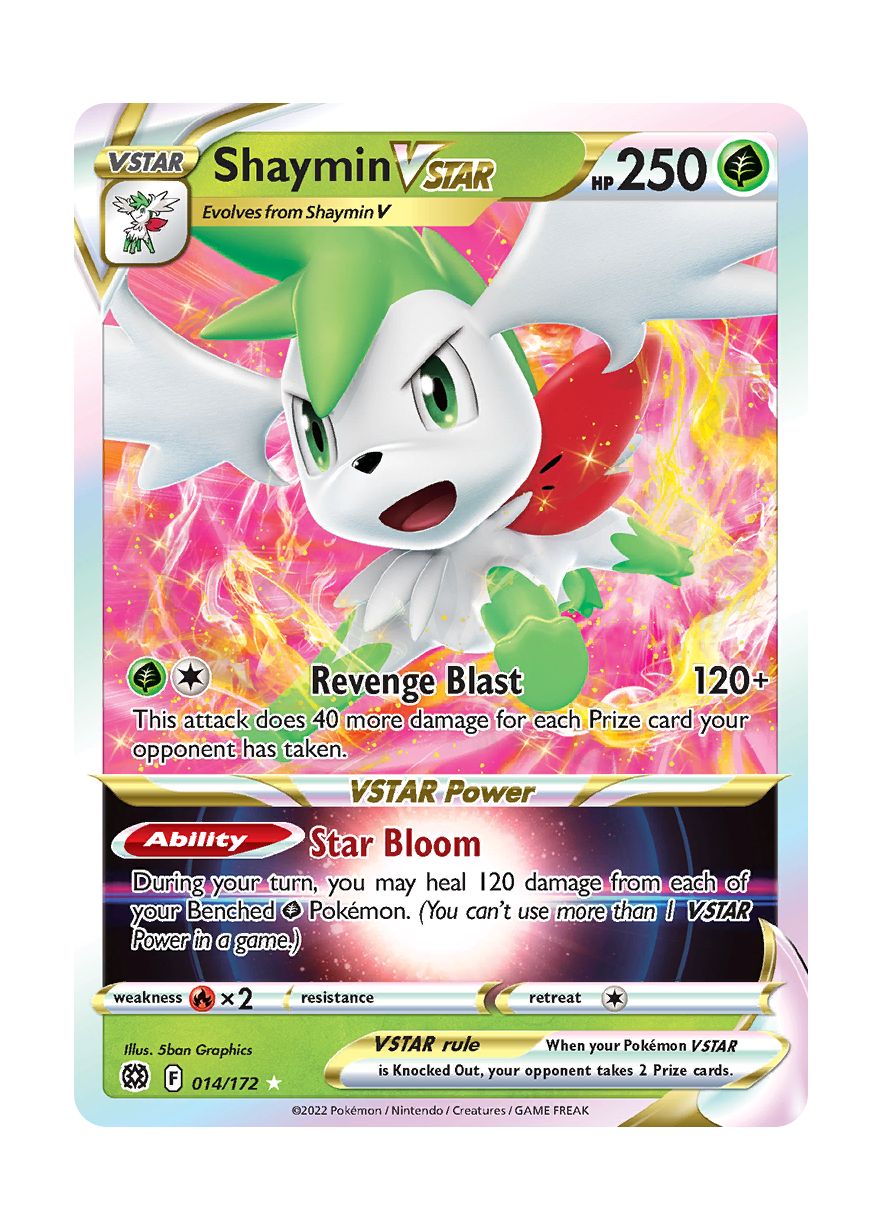 Shaymin VSTAR (014/172) - Brilliant Stars
