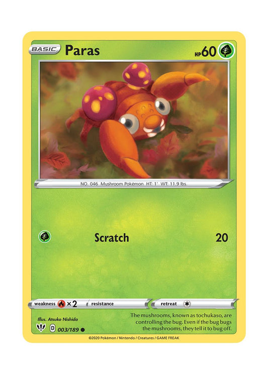 Paras (003/189) - Darkness Ablaze