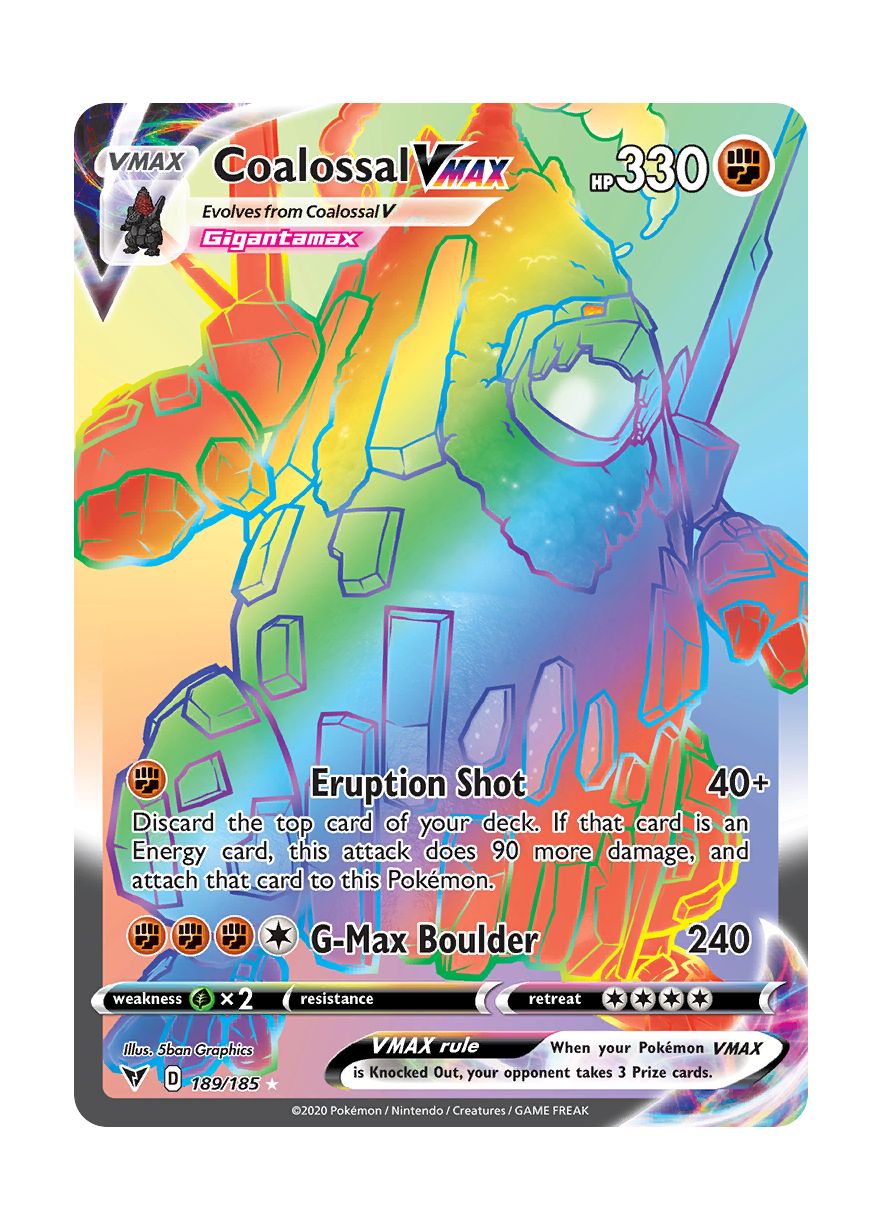 Coalossal VMAX (189/185) - Vivid Voltage