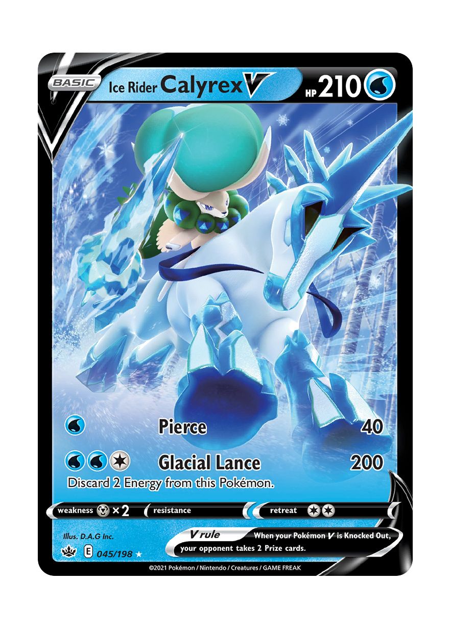 Ice Rider Calyrex V (045/198) - Chilling Reign