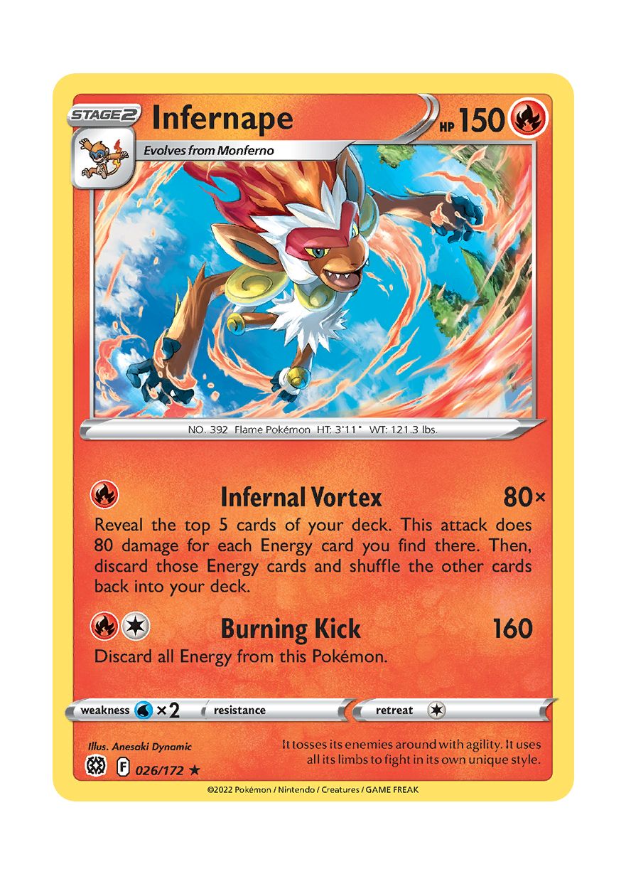 Infernape (026/172) - Brilliant Stars