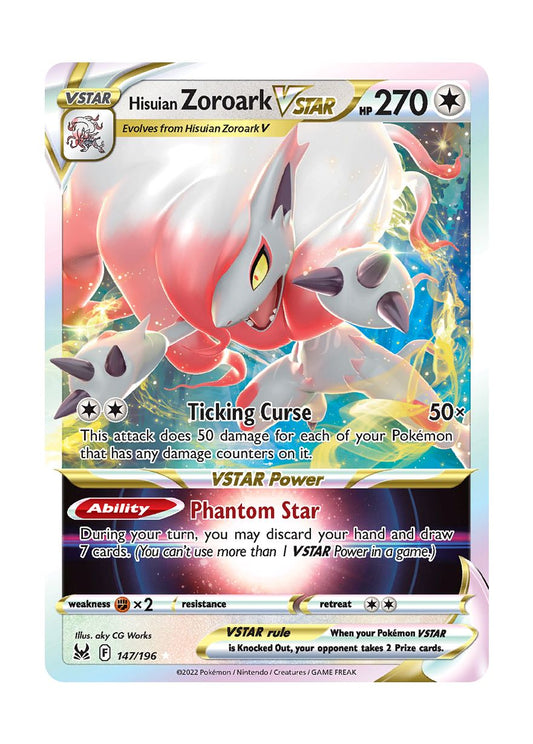 Hisuian Zoroark VSTAR (147/196) - Lost Origin