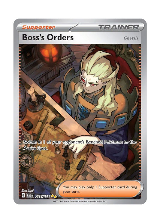 Boss’s Orders (Ghetsis) (265/193) - Paldea Evolved