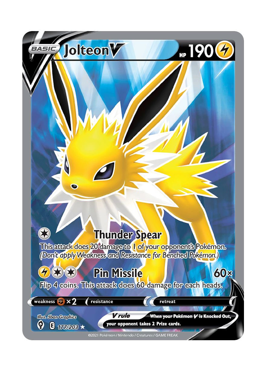 Jolteon V (177/203) - Evolving Skies